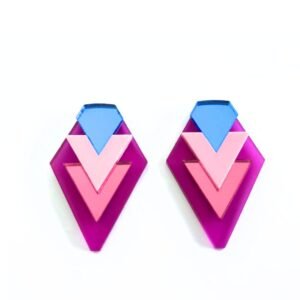 Diamond fucsia azul 1