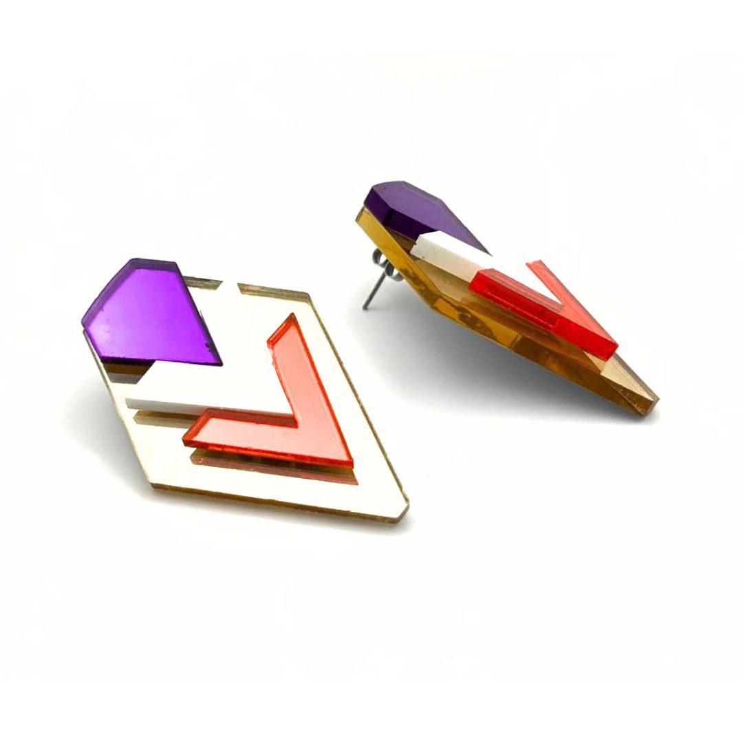 Diamond morado naranja 2