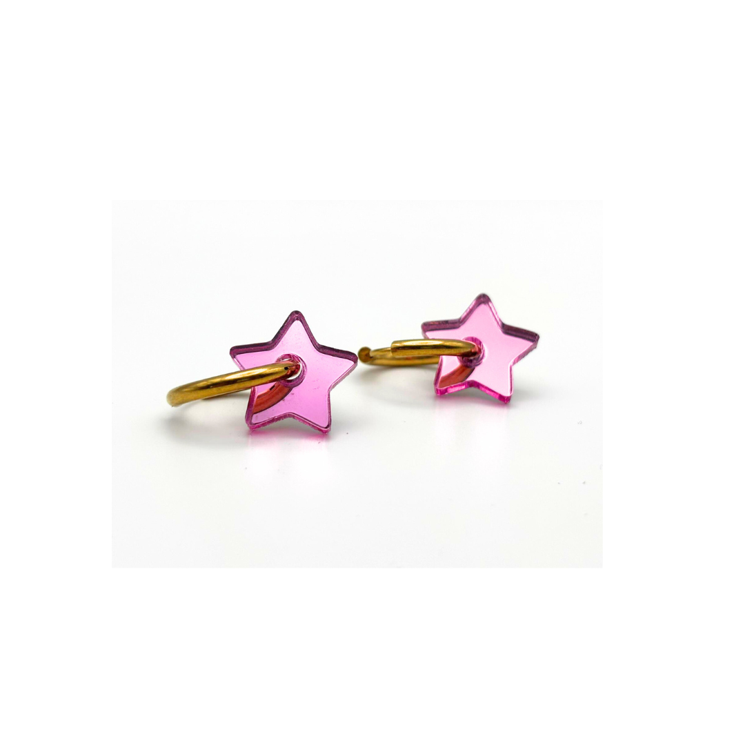 estrella con aro rosa 2