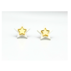 estrella mini blanca dorada 1