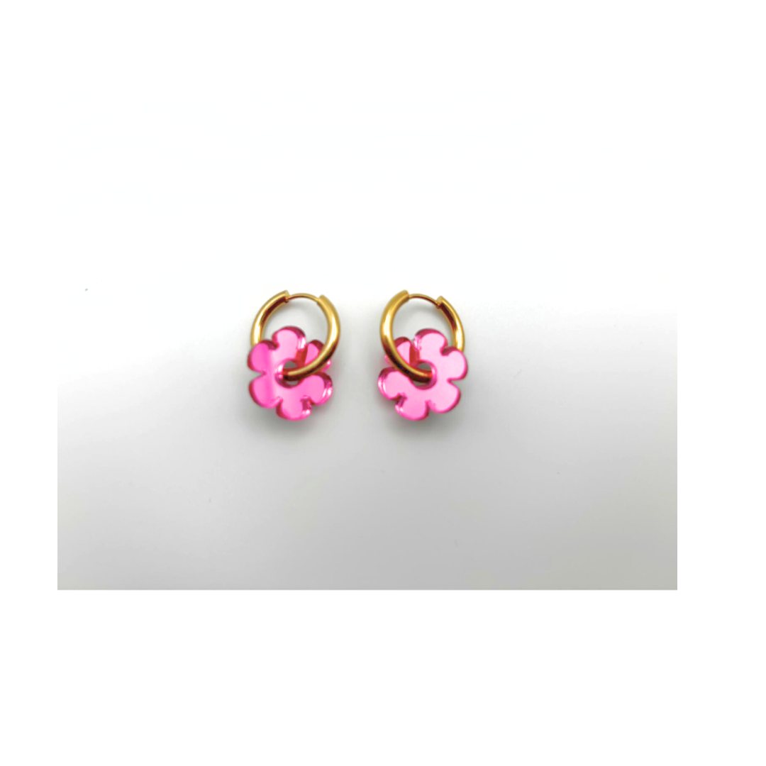 flor con aro fucsia 1